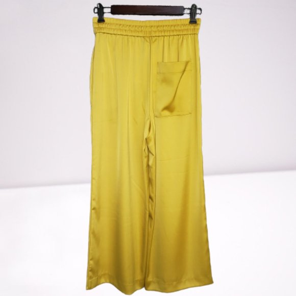 ZARA Yellow Flowy Pants - Picture 3 of 4